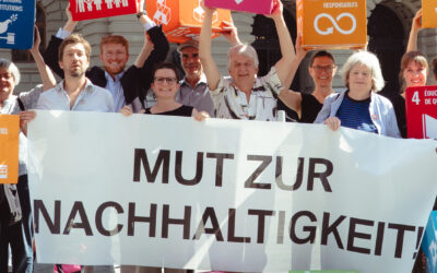Zivilgesellschaft lanciert Appell an den Bundesrat – «Mut zu echter Nachhaltigkeit»
